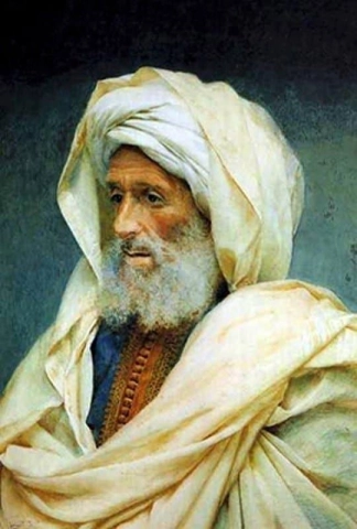 Portrett av en shereef 1900-10