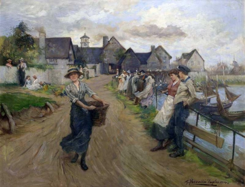 On The Promenade 1914