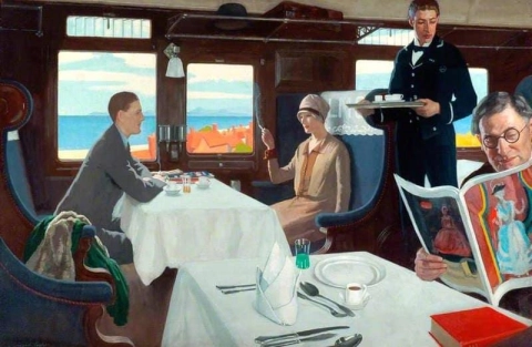 레스토랑 카 1935년경