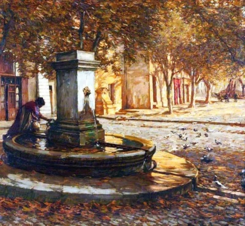 Een Provençaalse fontein