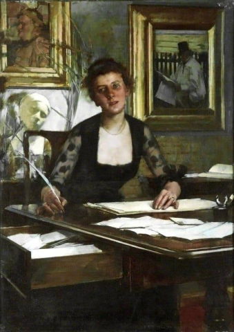 Portret Van De Vrouw Van De Kunstenaar