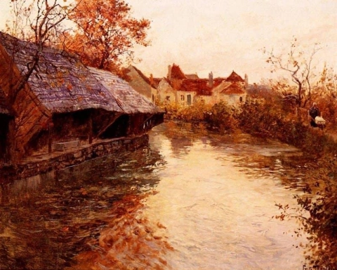 A Morning River Scene 1891