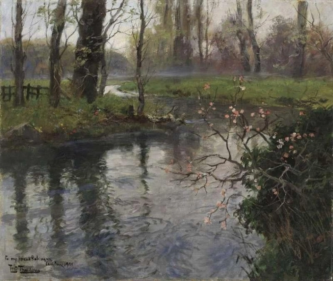 Un ruscello nella primavera del 1901