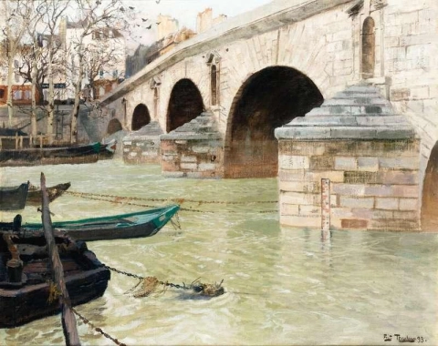 جسر ماري في باريس 1893