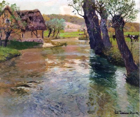 Fiume Arques Dieppe 1898