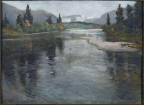 Rivierlandschap 1894