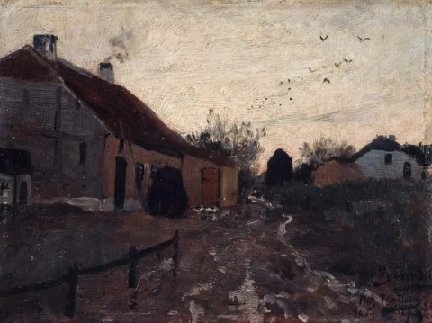 Skagen Osterby depois da chuva 1879