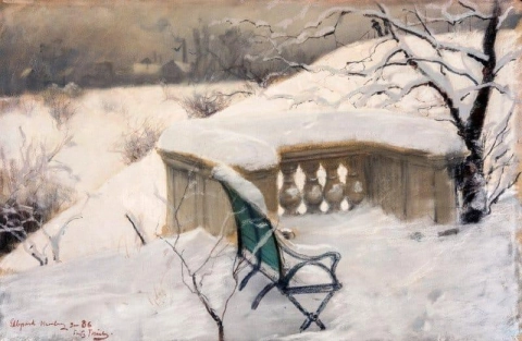 المناظر الطبيعية الثلوج 1886