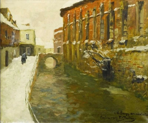 Inverno em Amiens 1904