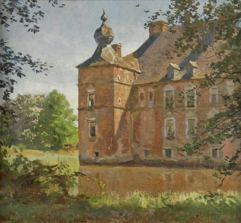 Castello di Cannenburg durante l'estate