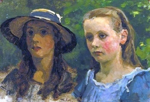 Portret van de zusters Arntzenius
