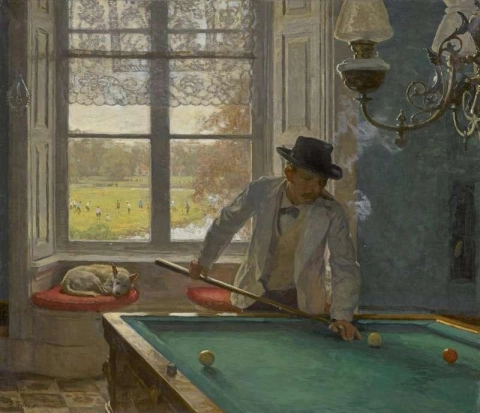 The Billiards Player 1896