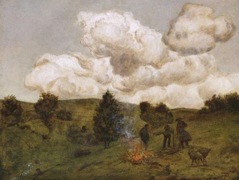 Herbstfeuer 约 1880 年