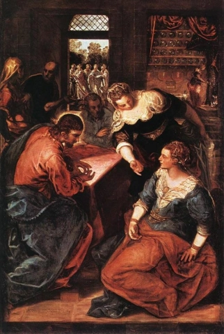 Kristus i Martas och Marias hus