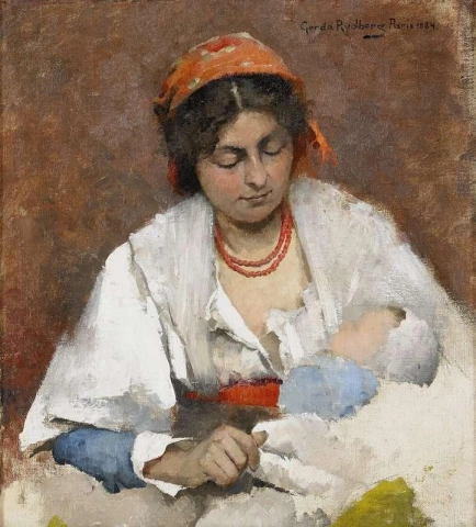 En Moder 1884