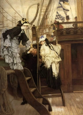 Boarding The Yacht 1873