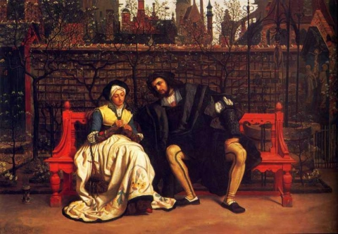 Faust und Marguerite im Garten 1861