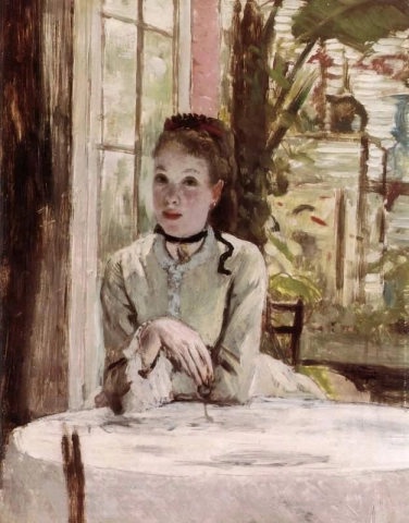 Girl In A Conservatory 1867-69
