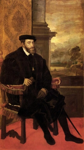 Porträtt av Charles V