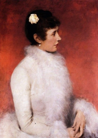 La Dama En Rosa 1887