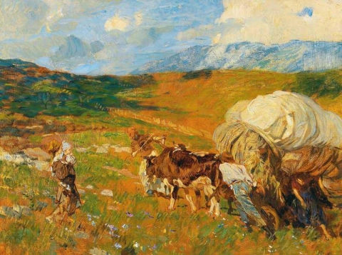 La cosecha de heno 1915