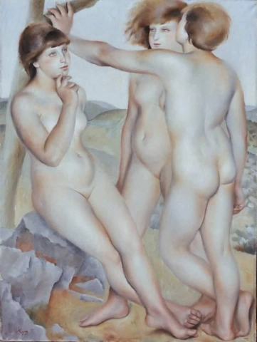 Tre nakenbilder 1924
