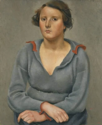 Сидящая женщина, 1922 год.