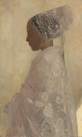Una fanciulla in contemplazione 1893