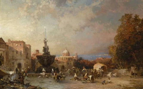 A Market In Naples