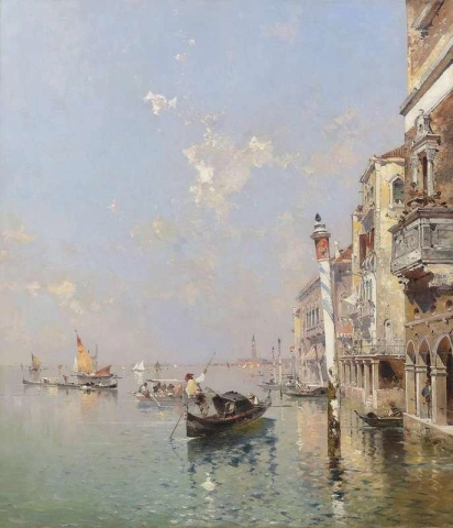 Canale Della Giudecca En Venecia
