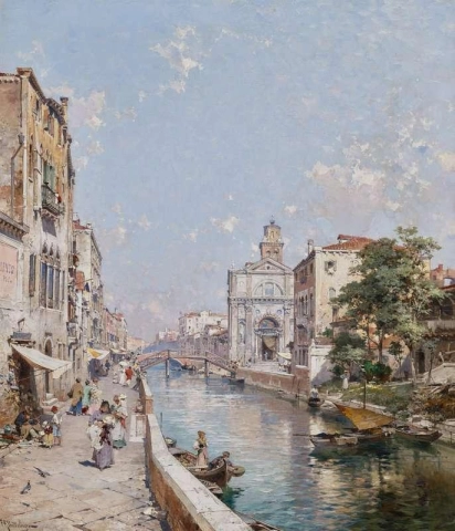 Río San Girolamo Venecia Ca. 1895