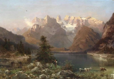 Blick Auf Die Dolomiten Lago Di Landro