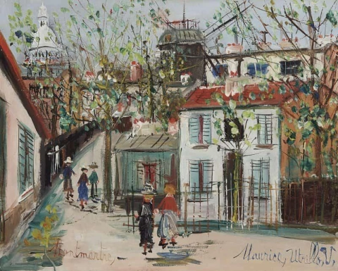 Macchia a Montmartre intorno al 1939