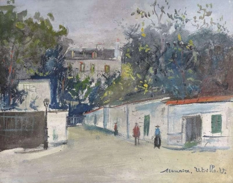 Rue A Montmartre circa 1919