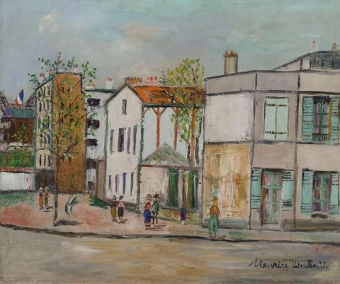 Rue A Montmartre circa 1948-50