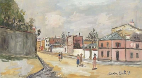 Rue De L'Abreuvoir Montmartre circa 1946