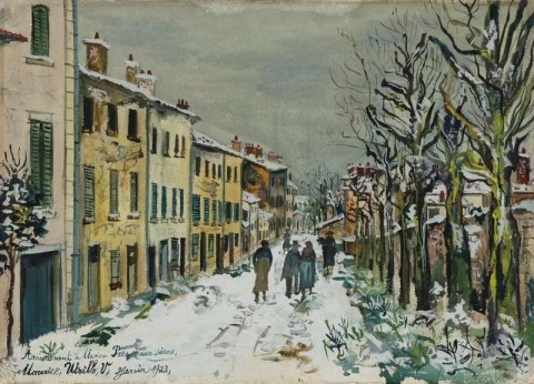 Strada sotto la neve 1923