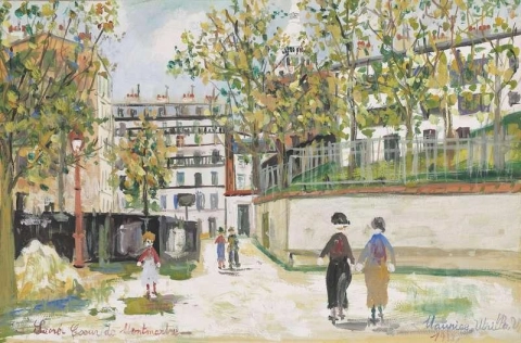 Sacro Cuore di Montmartre e piazza Saint-Pierre 1938