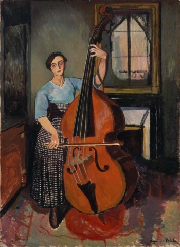 Woman With A Double Bass