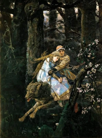 Prinz Ivan über den grauen Wolf 1889