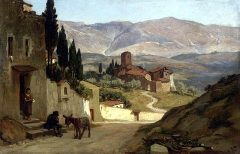 Nära Perugia 1870