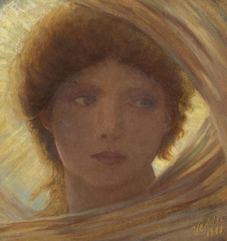 Portret van een jonge vrouw 1888