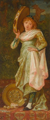 Studie voor dansend meisje 1871