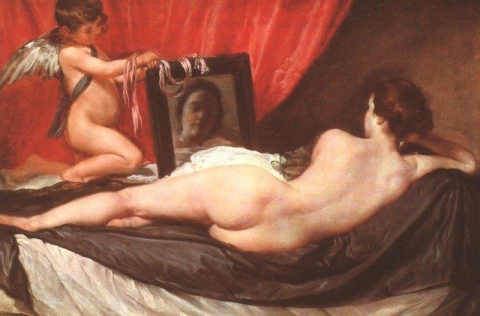 Velasquez Diego Venus ved sitt speil The Rockeby Venus