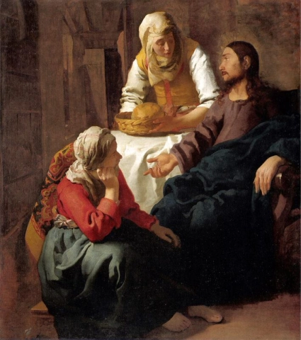 المسيح في بيت مرثا ومريم