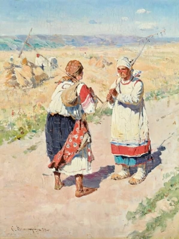 Kaksi talonpojan naista 1893