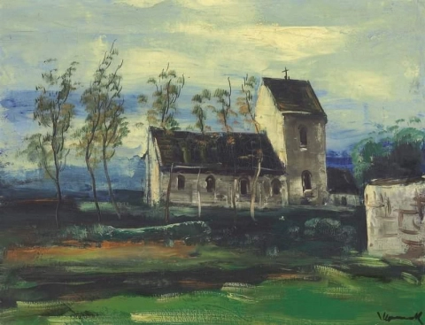 Die Kirche von Vexin, ca. 1923