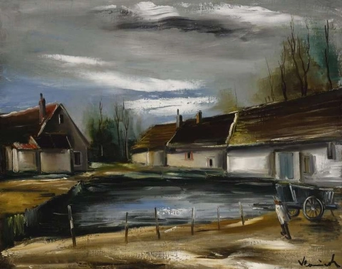 池塘，约 1925 年