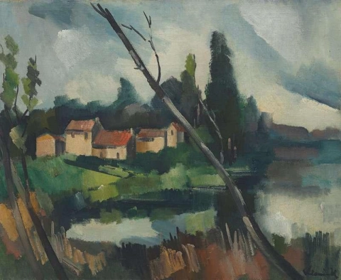 The Young Tree At an Angle Ca. 1911-12