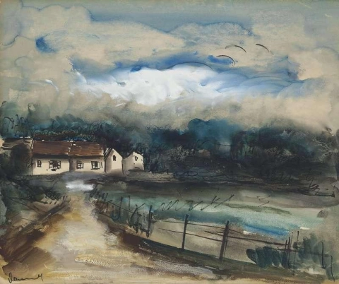 Landschaft in der Normandie ca. 1930-32
